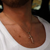 CRUCIFIX PENDANT (ROSE GOLD)