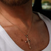 CRUCIFIX PENDANT (ROSE GOLD)