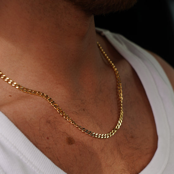 CUBAN CHAIN 5MM (GOLD)