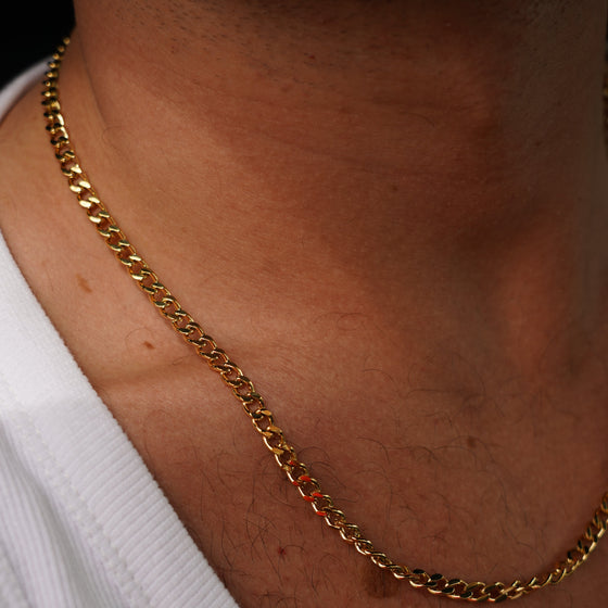 CUBAN CHAIN 5MM (GOLD)