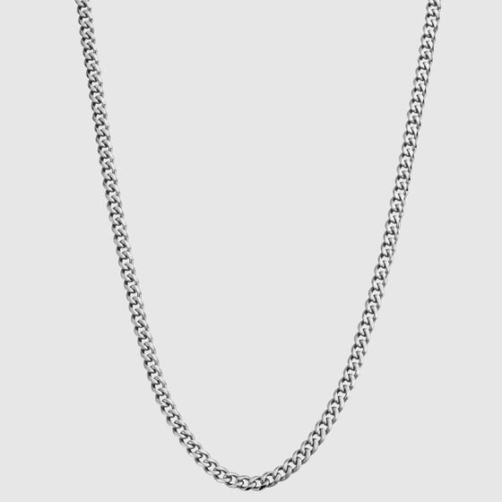 CUBAN CHAIN 5MM (SILVER)