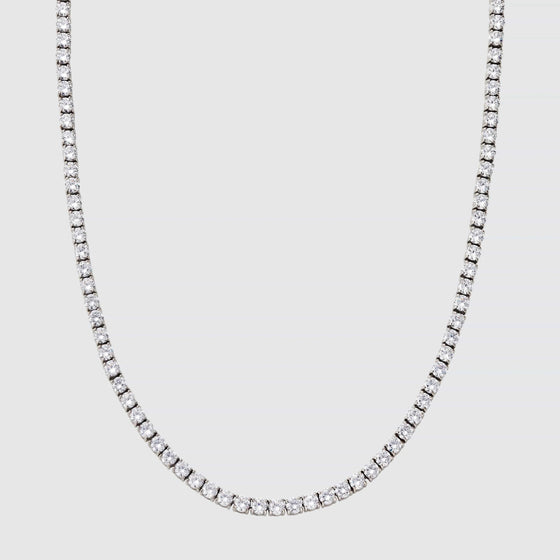 TENNIS CHAIN 4MM (SILVER)